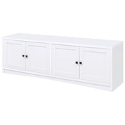 Soporte para TV Laughlin Entertainment Center de pino oscuro