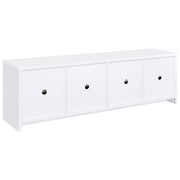 Soporte para TV Laughlin Entertainment Center de pino oscuro