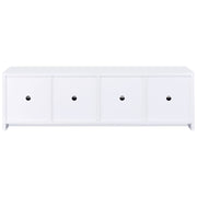 Soporte para TV Laughlin Entertainment Center de pino oscuro