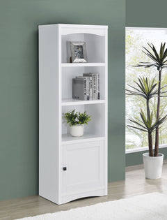 Laughlin 3-shelf Engineered Wood Media Tower Dark Pine