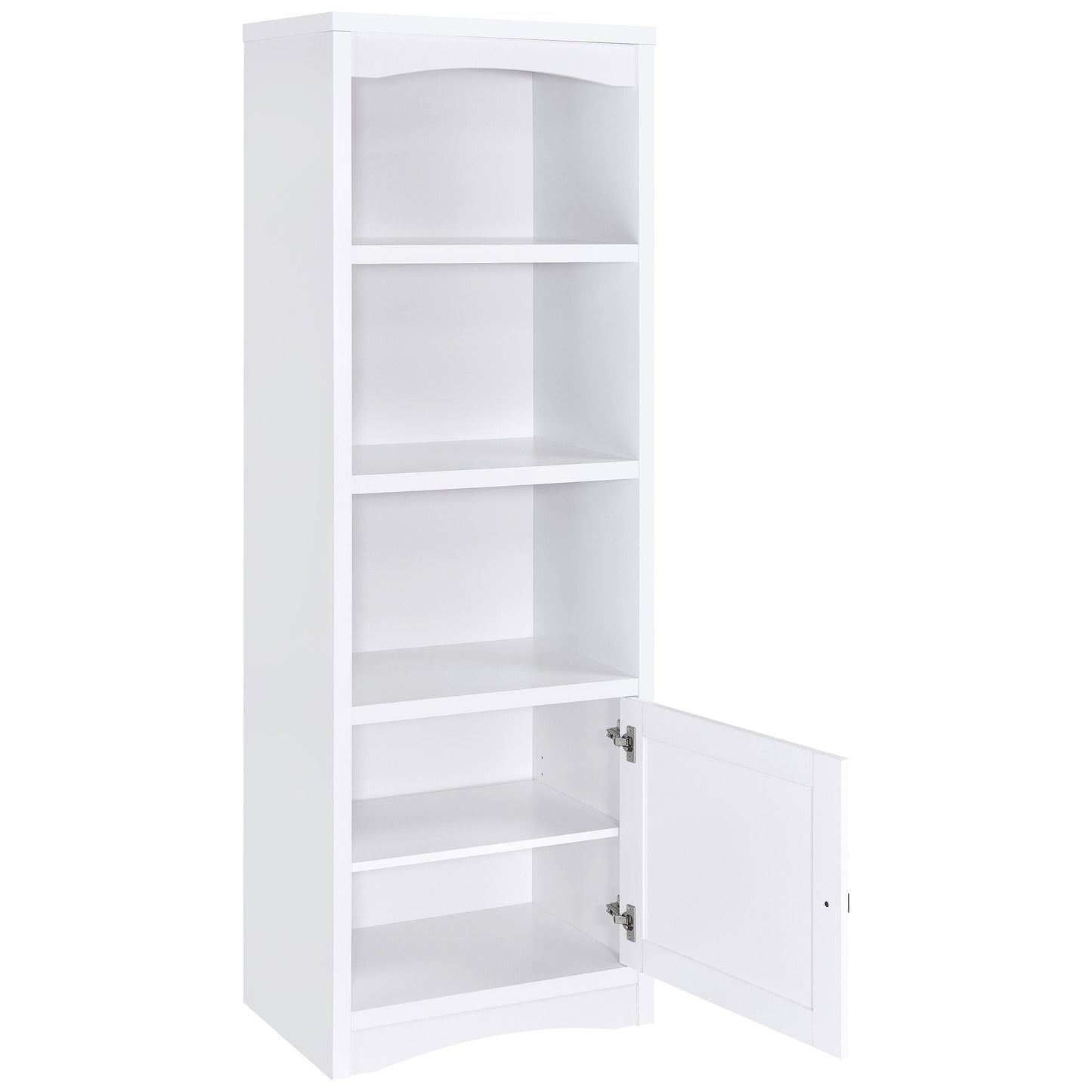 Laughlin 3-shelf Engineered Wood Media Tower Dark Pine