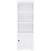 Laughlin 3-shelf Engineered Wood Media Tower Dark Pine