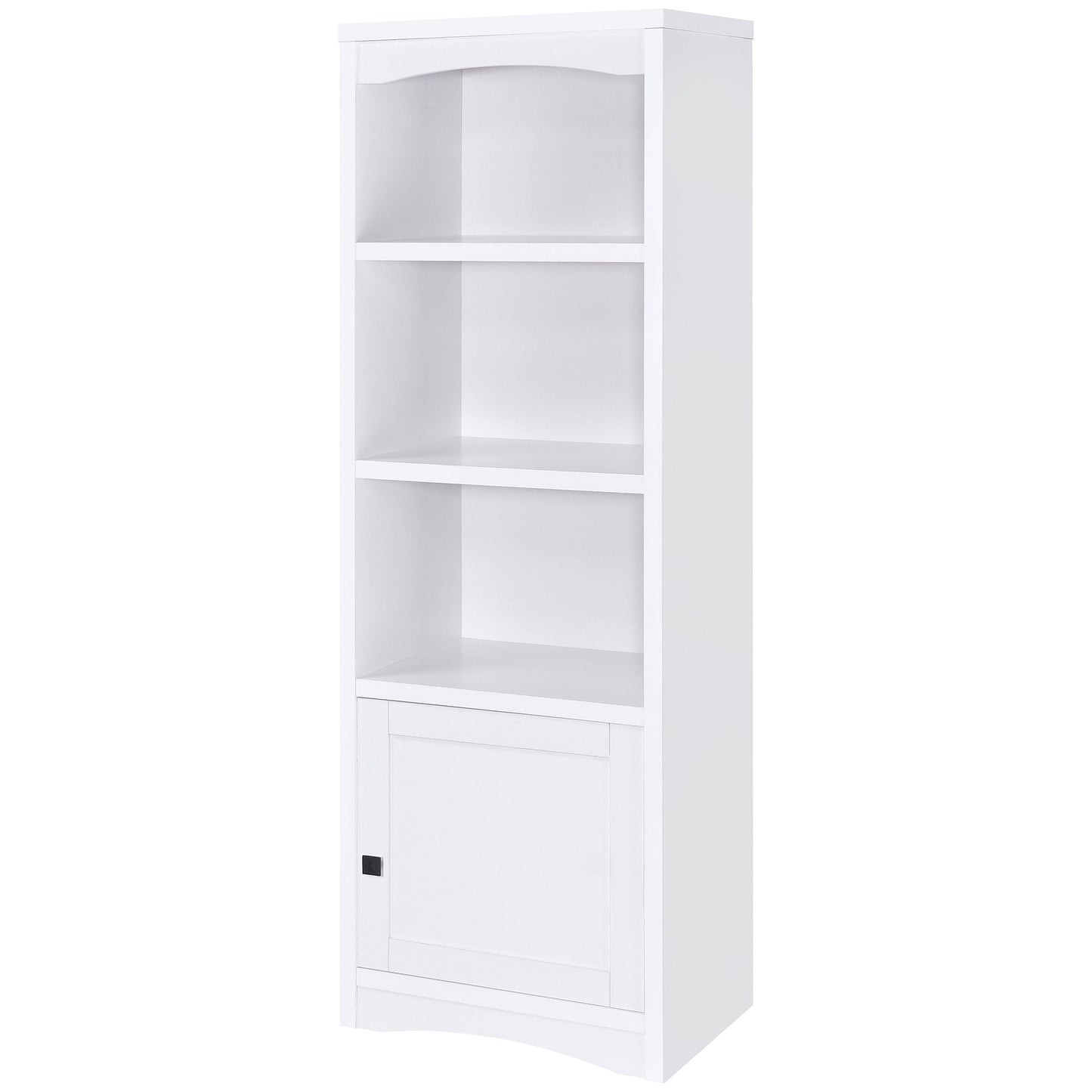 Laughlin 3-shelf Engineered Wood Media Tower Dark Pine