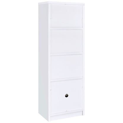 Laughlin 3-shelf Engineered Wood Media Tower Dark Pine