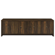 Soporte para TV Laughlin Entertainment Center de pino oscuro
