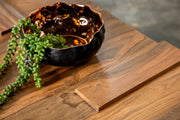 Mesa de centro cuadrada Samira de madera maciza de sheesham natural