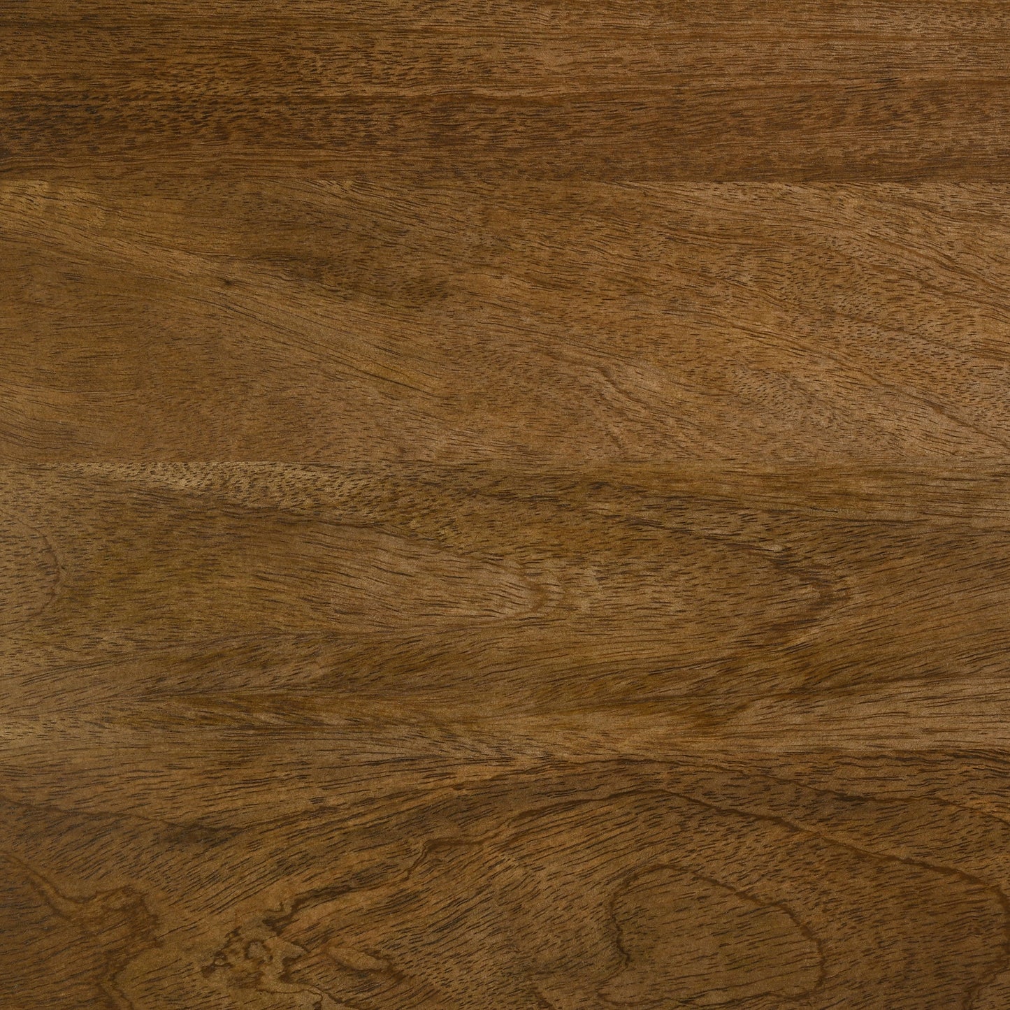 Mesa de centro hexagonal Zalika de madera maciza de mango natural