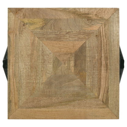 Juego de mesa de centro y auxiliar Avery de mango macizo natural