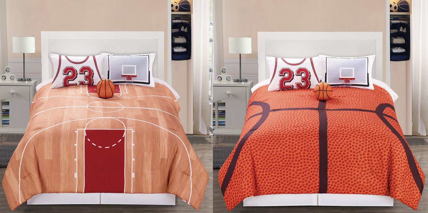 Courtside Twin Comforter Set Cat Kid B (3 PC)