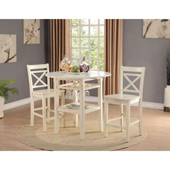 Mesa redonda de altura de mostrador Tartys de 40" de diámetro