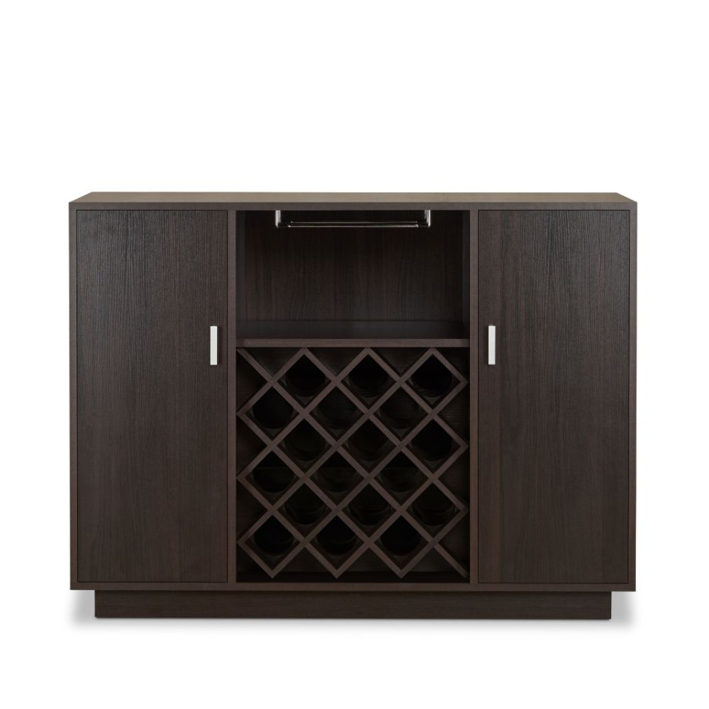 Servidor rectangular Hazen con botellero y portavasos