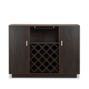 Servidor rectangular Hazen con botellero y portavasos
