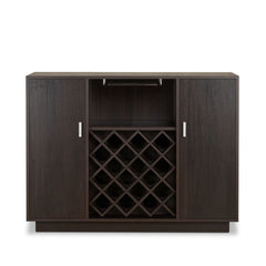 Servidor rectangular Hazen con botellero y portavasos