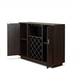 Servidor rectangular Hazen con botellero y portavasos