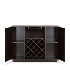 Servidor rectangular Hazen con botellero y portavasos