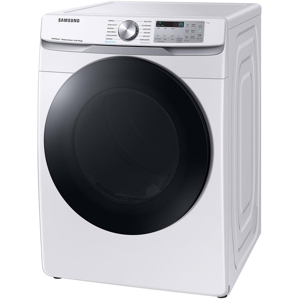  Samsung 7.5 cu.ft. Electric Dryer with Wi-Fi Connectivity DVE45B6300W/A3 IMAGE 2