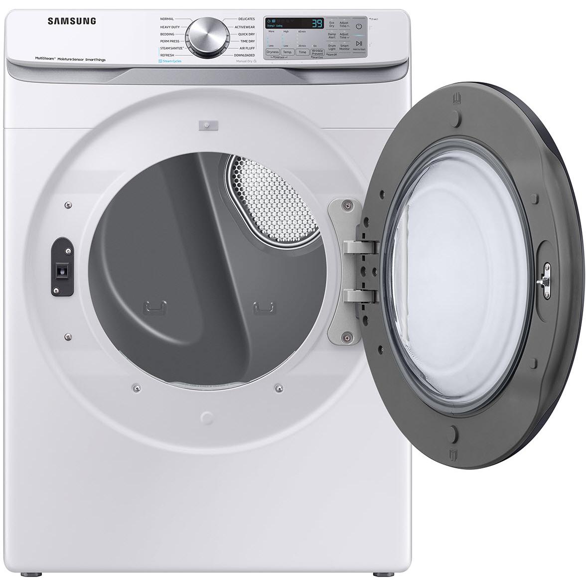  Samsung 7.5 cu.ft. Electric Dryer with Wi-Fi Connectivity DVE45B6300W/A3 IMAGE 4