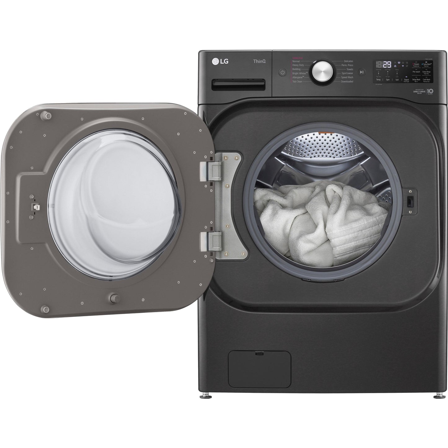  LG 5.2 cu. ft. Smart Front Load Washer with Wi-Fi Enabled WM8900HBA IMAGE 3