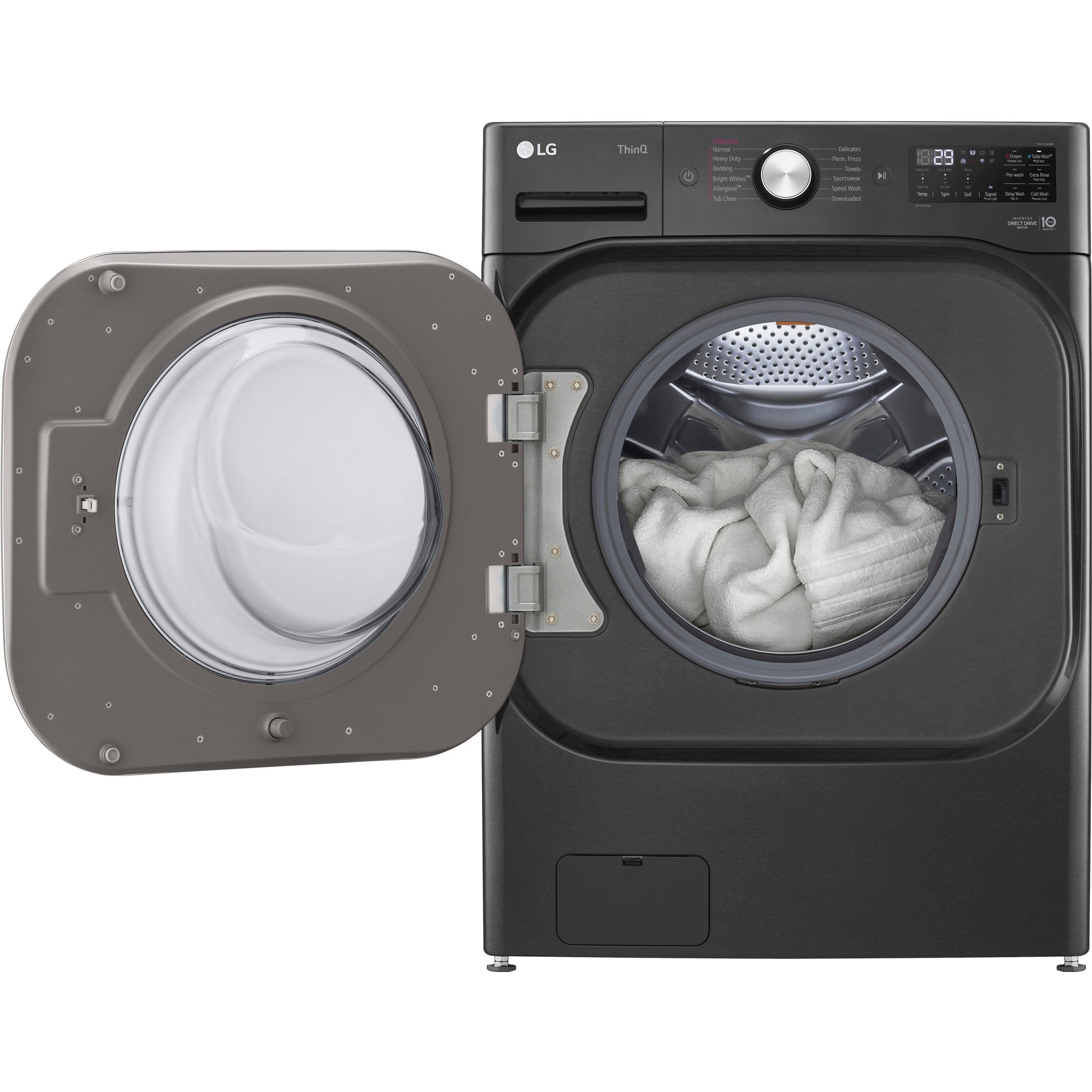  LG 5.2 cu. ft. Smart Front Load Washer with Wi-Fi Enabled WM8900HBA IMAGE 3
