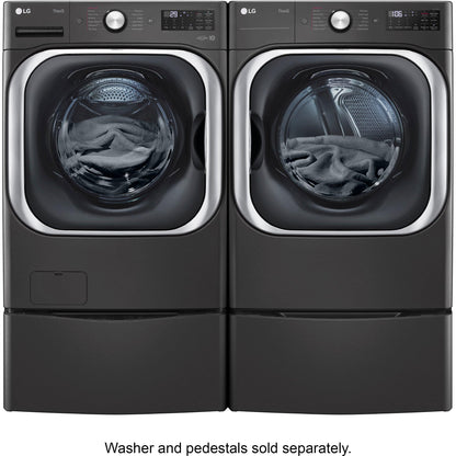  LG 9.0 Cu. Ft. Electric Dryer with Steam and Built-In Intelligence DLEX8900B IMAGE 12