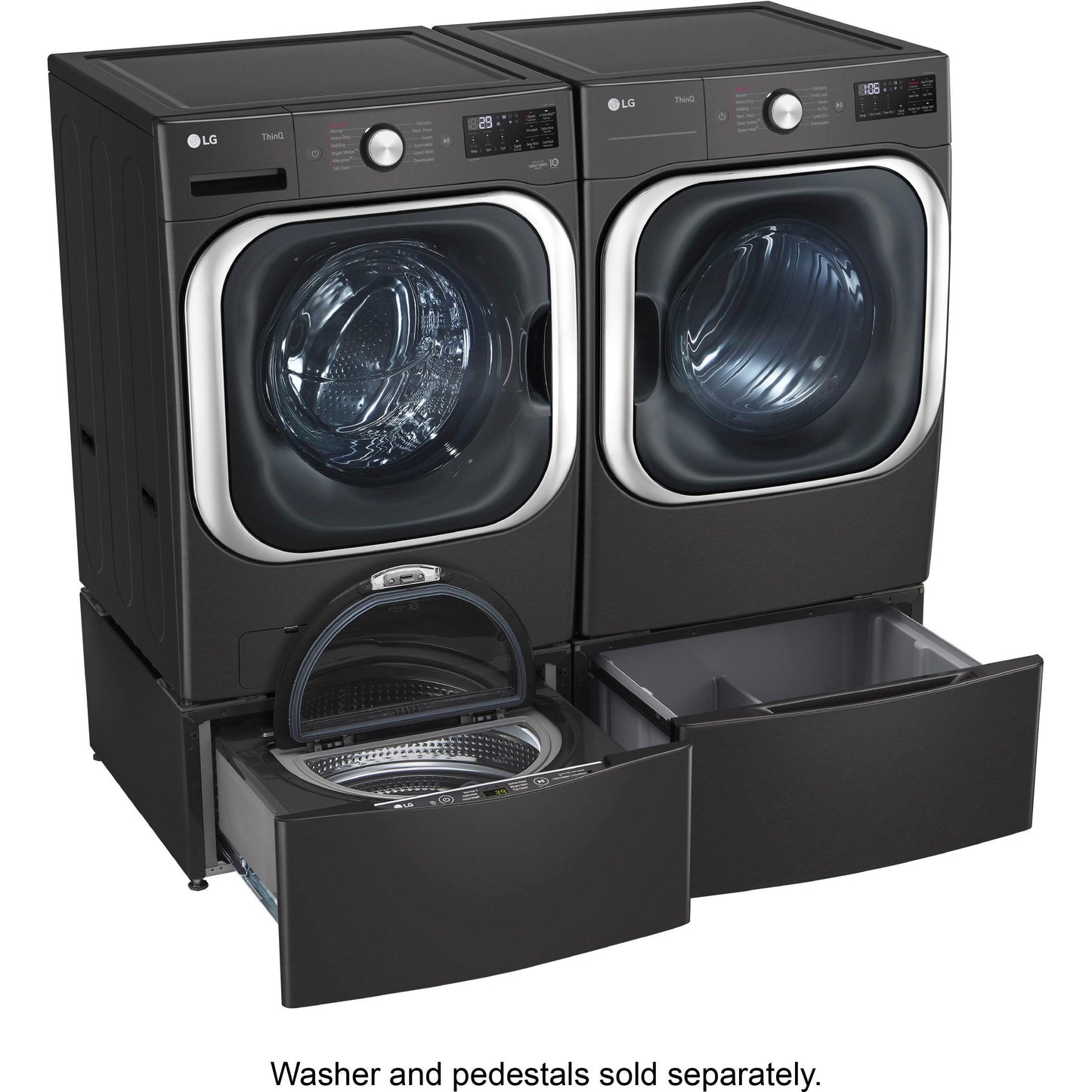  LG 9.0 Cu. Ft. Electric Dryer with Steam and Built-In Intelligence DLEX8900B IMAGE 13