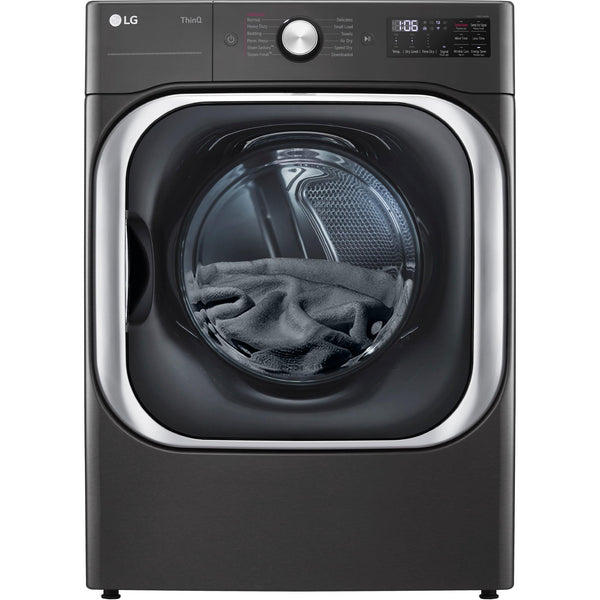 LG 9.0 Cu. Ft. Electric Dryer with Steam and Built-In Intelligence DLEX8900B