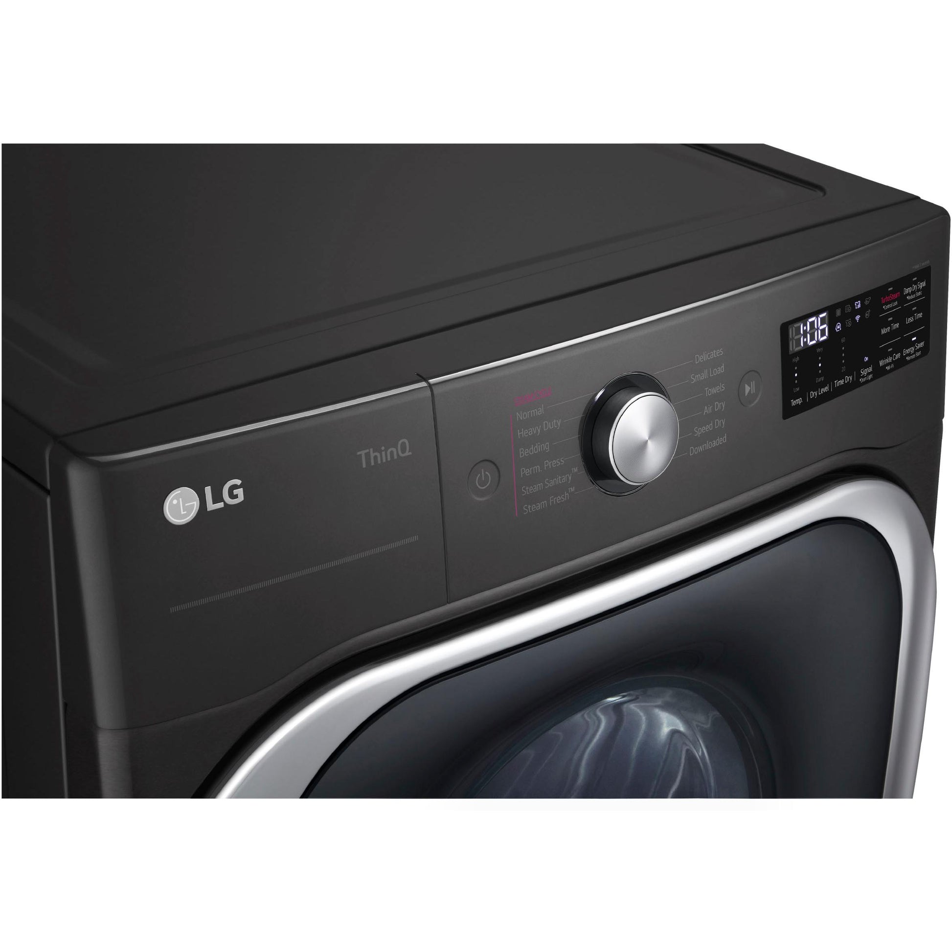  LG 9.0 Cu. Ft. Gas Dryer with Steam and Built-In Intelligence DLGX8901B IMAGE 3
