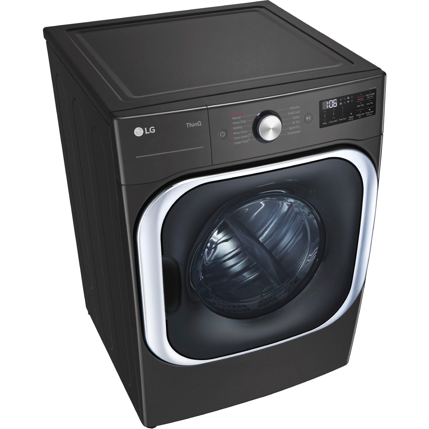  LG 9.0 Cu. Ft. Gas Dryer with Steam and Built-In Intelligence DLGX8901B IMAGE 4