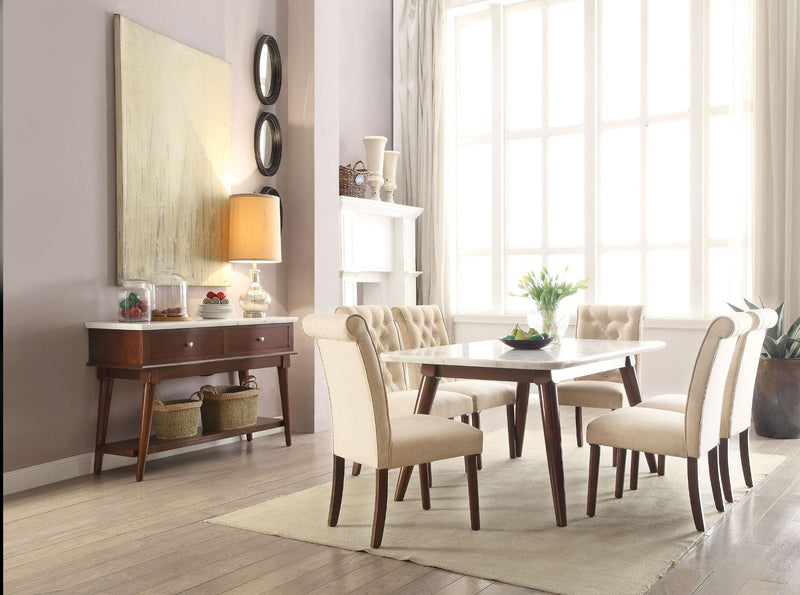 Mesa de comedor rectangular Gasha de 64" de largo