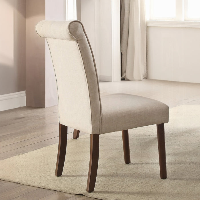 Silla auxiliar tapizada Gasha de 94 cm de alto (juego de 2)