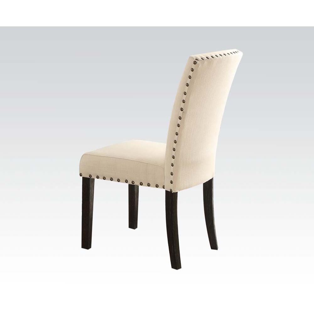 Silla auxiliar tapizada Nolan de 40" de alto (juego de 2)