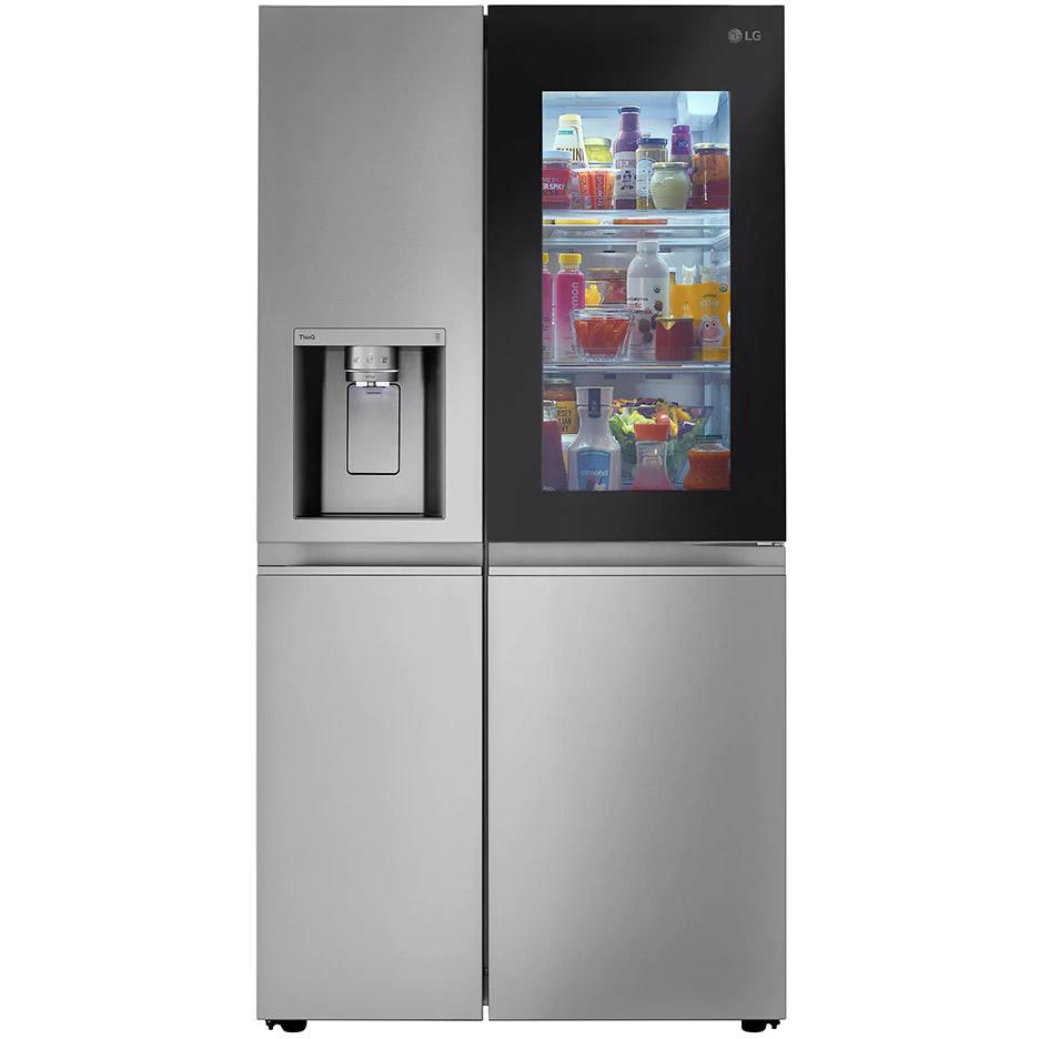  LG 36-inch 22.5 cu. ft. Side-By-Side Refrigerator with Water and Ice Dispensing System LRSOC2306S IMAGE 1