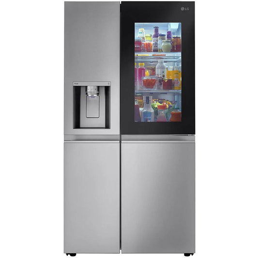 LG 36-inch 22.5 cu. ft. Side-By-Side Refrigerator with Water and Ice Dispensing System LRSOC2306S IMAGE 1