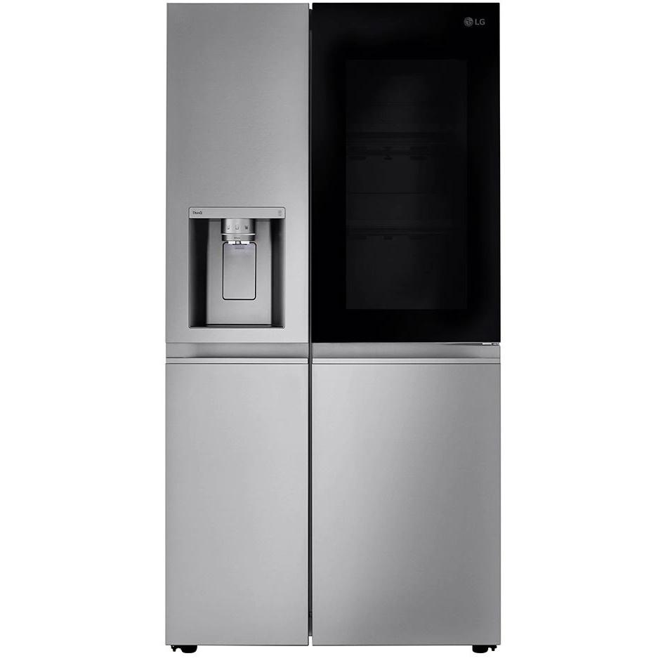  LG 36-inch 22.5 cu. ft. Side-By-Side Refrigerator with Water and Ice Dispensing System LRSOC2306S IMAGE 2
