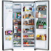  LG 36-inch 22.5 cu. ft. Side-By-Side Refrigerator with Water and Ice Dispensing System LRSOC2306S IMAGE 3