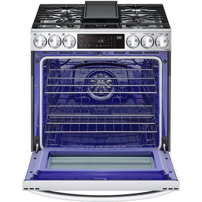 LG 30-inch Dual Fuel Range with Air Fry and ProBake® Convection LSDL6336F IMAGE 4