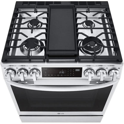 LG 30-inch Dual Fuel Range with Air Fry and ProBake® Convection LSDL6336F IMAGE 7