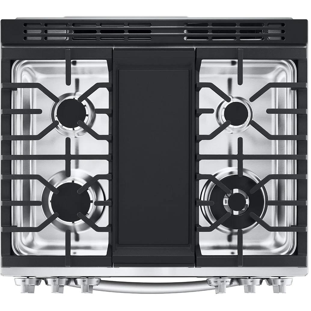 LG 30-inch Dual Fuel Range with Air Fry and ProBake® Convection LSDL6336F IMAGE 8
