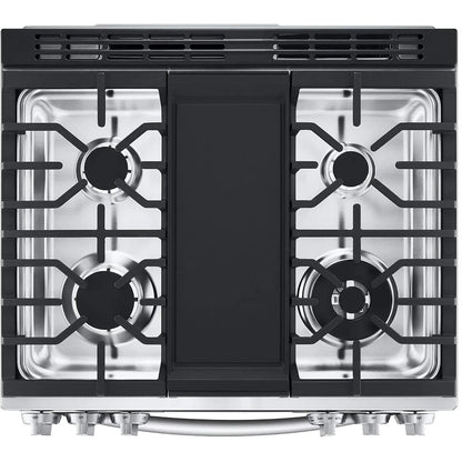 LG 30-inch Dual Fuel Range with Air Fry and ProBake® Convection LSDL6336F IMAGE 8