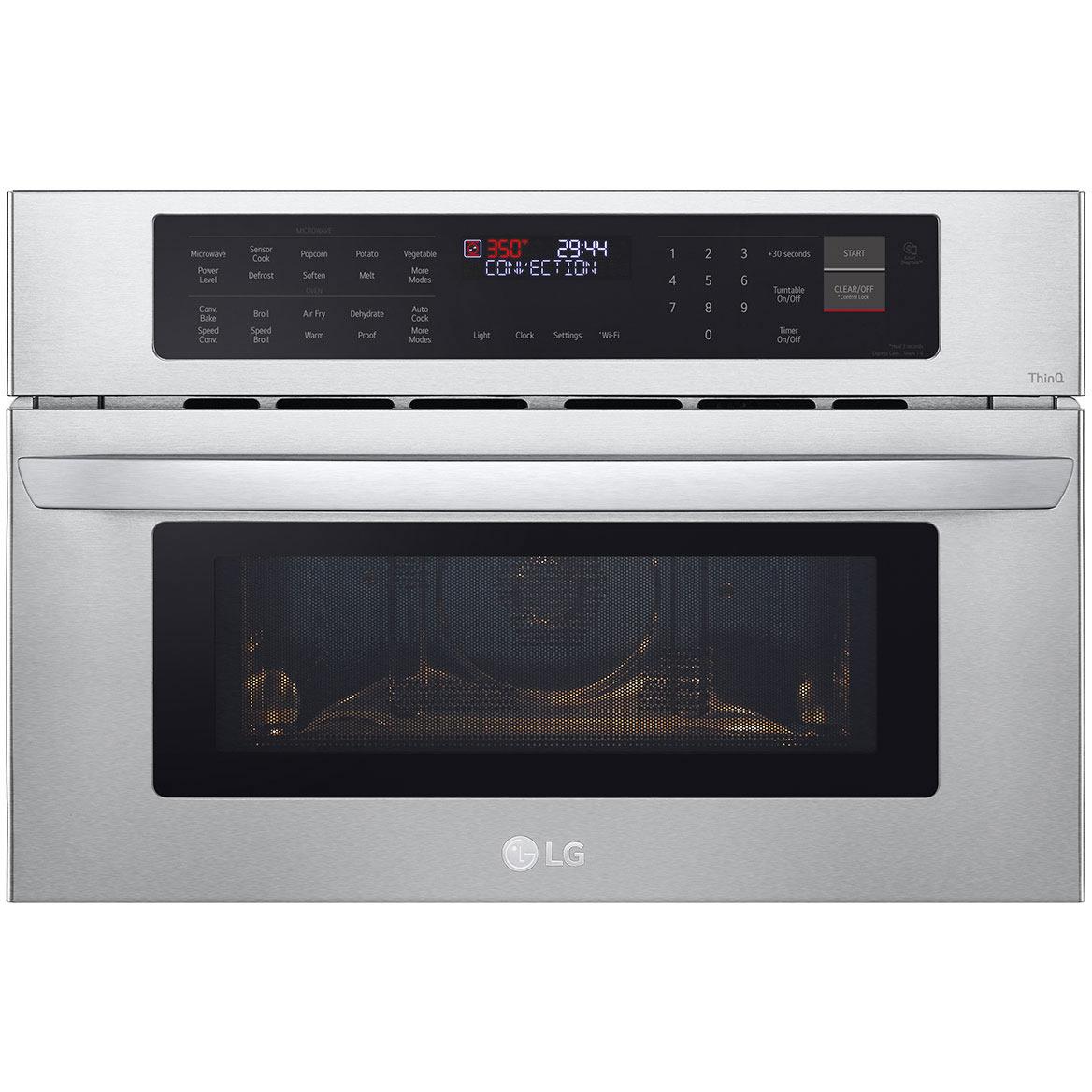  LG 30-inch, 1.7 cu.ft. Built-in Single Wall Oven with Convection and Air Fry MZBZ1715S IMAGE 1