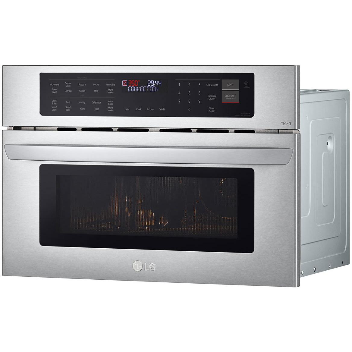  LG 30-inch, 1.7 cu.ft. Built-in Single Wall Oven with Convection and Air Fry MZBZ1715S IMAGE 2