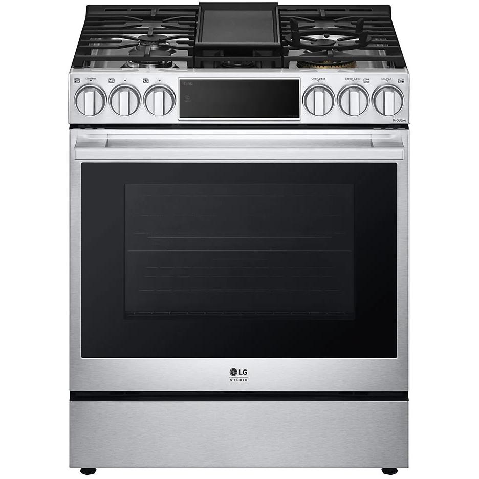  LG STUDIO 30-inch Dual Fuel Range with ProBake Convection® and EasyClean® LSDS6338F IMAGE 1