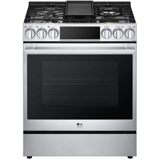  LG STUDIO 30-inch Dual Fuel Range with ProBake Convection® and EasyClean® LSDS6338F IMAGE 1
