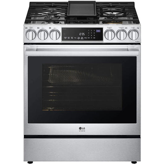  LG STUDIO 30-inch Dual Fuel Range with ProBake Convection® and EasyClean® LSDS6338F IMAGE 2