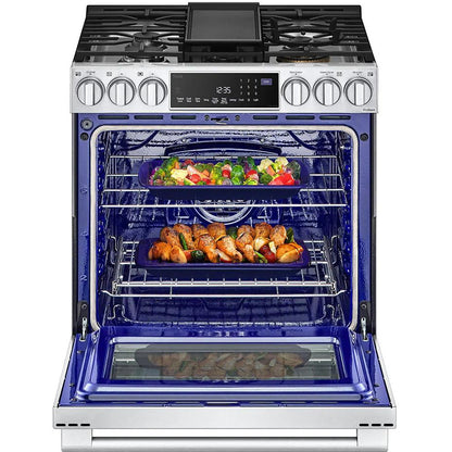  LG STUDIO 30-inch Dual Fuel Range with ProBake Convection® and EasyClean® LSDS6338F IMAGE 5