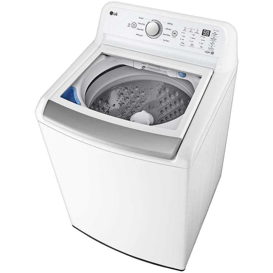  LG 4.8 cu. ft. Top Loading Washer with 4-Way™ Agitator and TurboDrum™ Technology WT7155CW IMAGE 3
