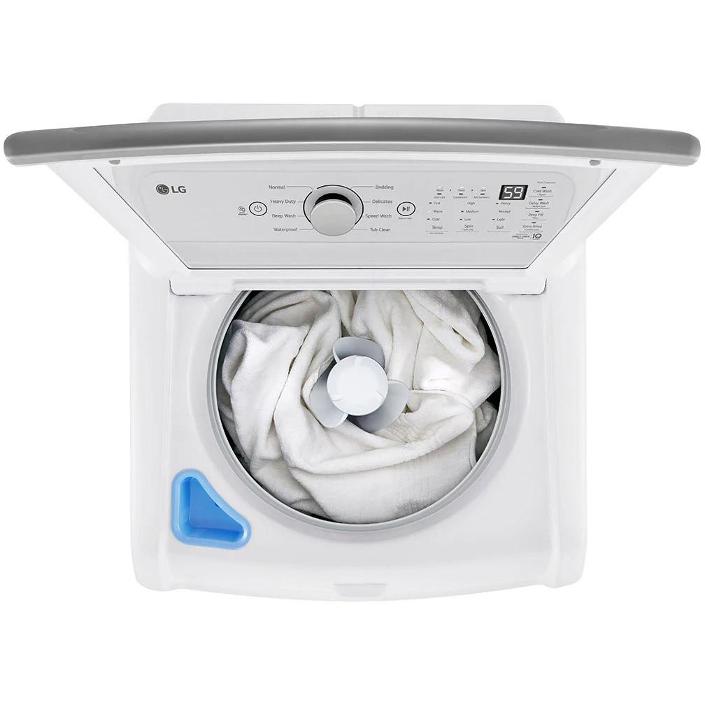  LG 4.8 cu. ft. Top Loading Washer with 4-Way™ Agitator and TurboDrum™ Technology WT7155CW IMAGE 5