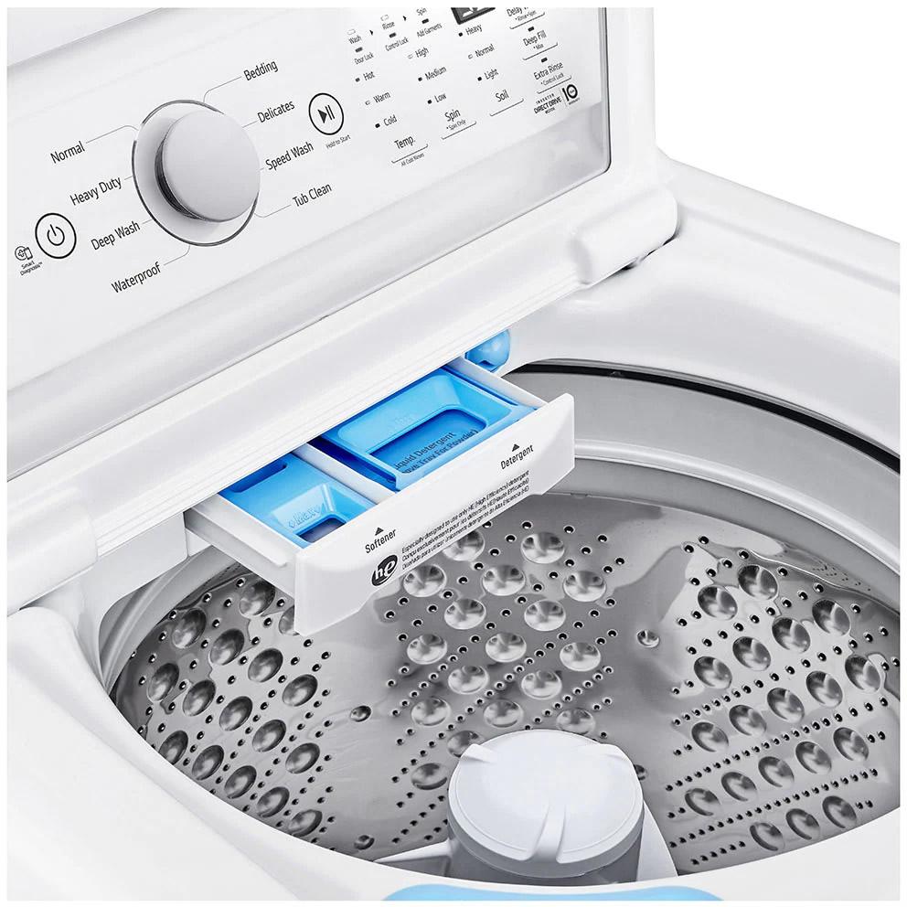  LG 4.8 cu. ft. Top Loading Washer with 4-Way™ Agitator and TurboDrum™ Technology WT7155CW IMAGE 6