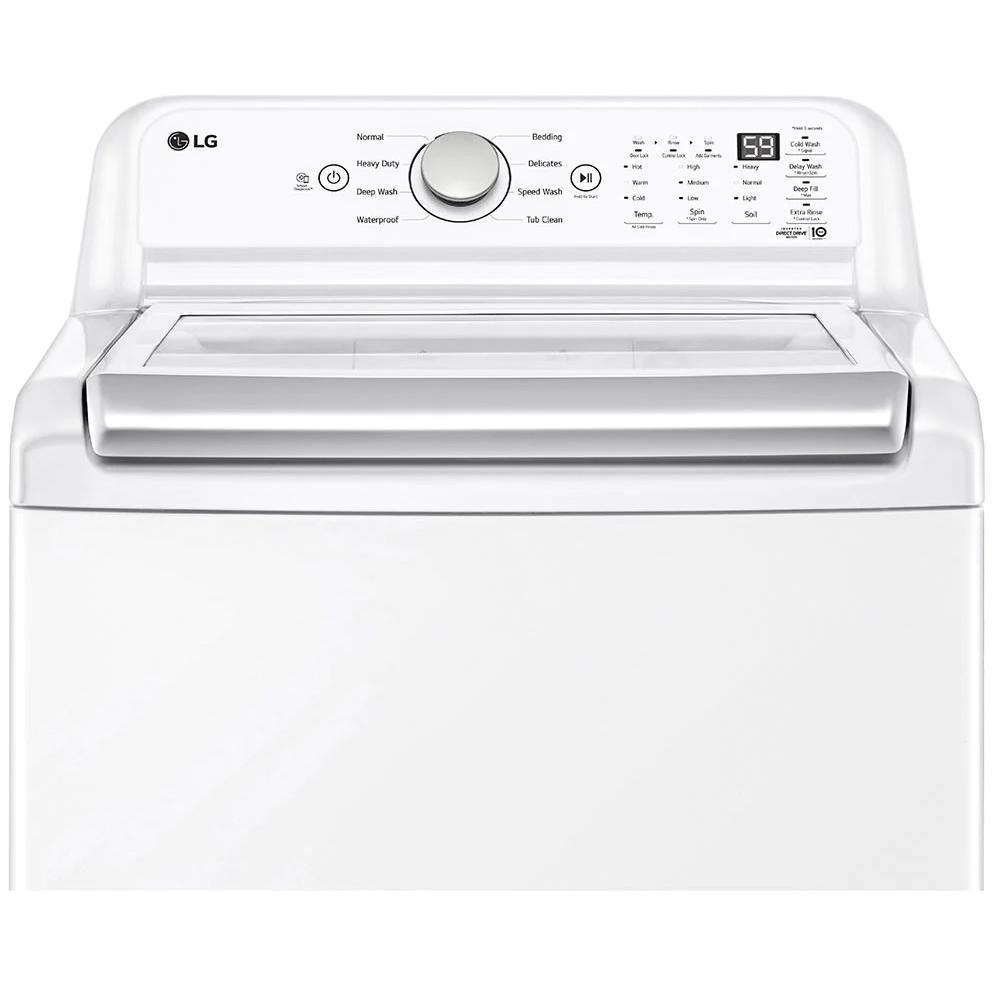  LG 4.8 cu. ft. Top Loading Washer with 4-Way™ Agitator and TurboDrum™ Technology WT7155CW IMAGE 7