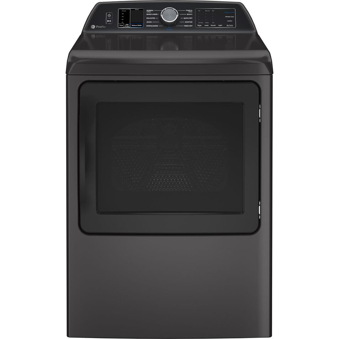  GE Profile 7.4 cu. ft. Electric Dryer with Sanitize Cycle PTD70EBPTDG IMAGE 1